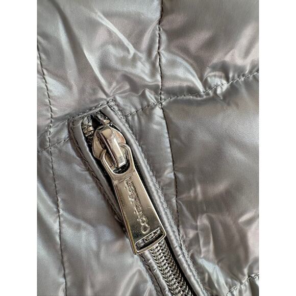 Calvin Klein silver puffer vest - Picture 5 of 5